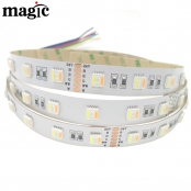 60 LEDs/m 5in1 RGB+Dual white LED Strip